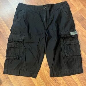 Men’s Black Cargo Shorts